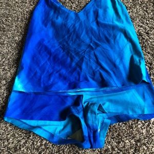 Catalina Blue and Teal Bathing Suit Set